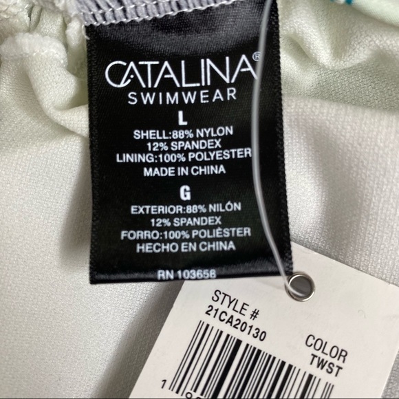NWT Catalina Tankini Top. Size Large - Picture 2 of 6